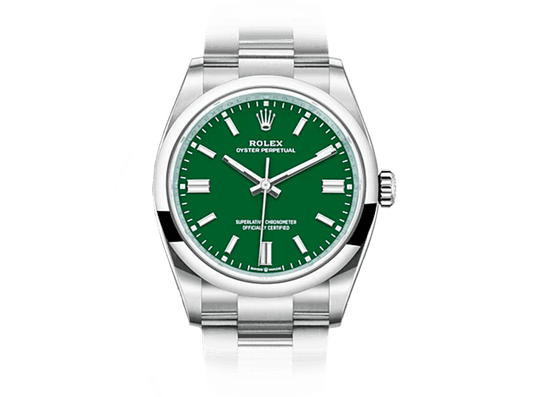 Buy original Rolex Oyster Perpetual 36 m 126000-0005 with Bitcoin!