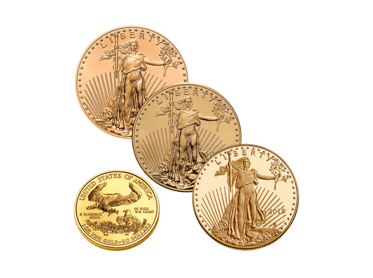 Buy original gold coins 1 oz Gold American Eagle with Bitcoin!