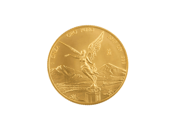 Buy original gold coins 1 oz Gold Mexico Libertad with Bitcoin!