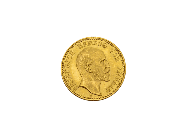 Buy original gold coins 10 Mark 1901 Frederick I Empire with Bitcoin!