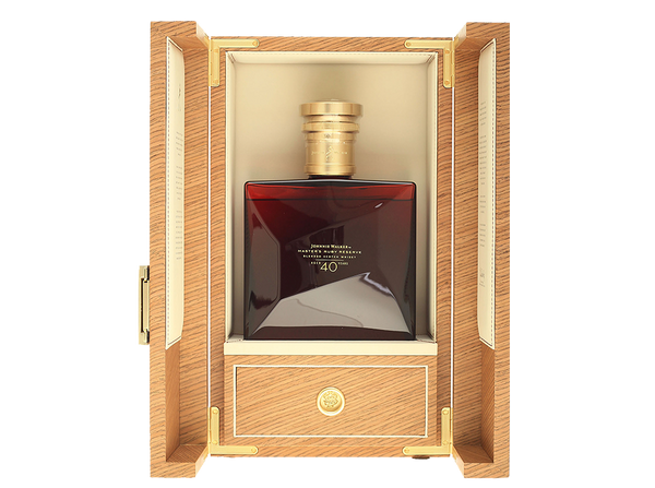 Buy original Whiskey Johnnie Walker 40 Years Master's Ruby Reserve with Bitcoin!