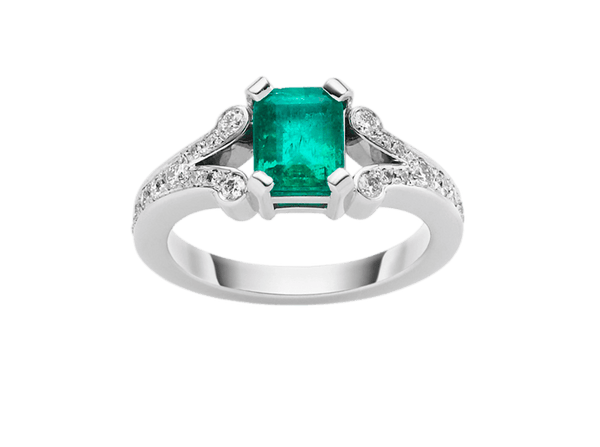 Buy original Jewelry Stoess Emerald RING 410036030011 with Bitcoins!