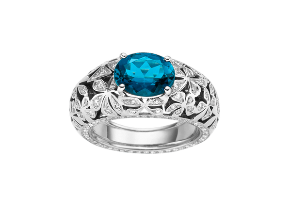 Buy original Jewelry Stoess Fleur d'amour RING 610369100011 with Bitcoins!