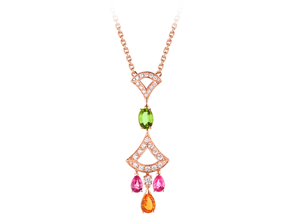 Bulgari Divas' Dream diamonds and gold necklace
