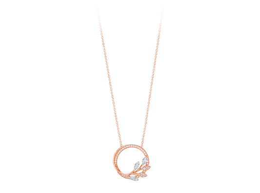 Buy original Jewelry Tiffany Diamond Vine Circle Pendant 66912094 with Bitcoins!