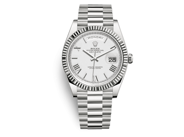 Buy original Rolex DAY-DATE 40 m 228239-0046 with Bitcoins!