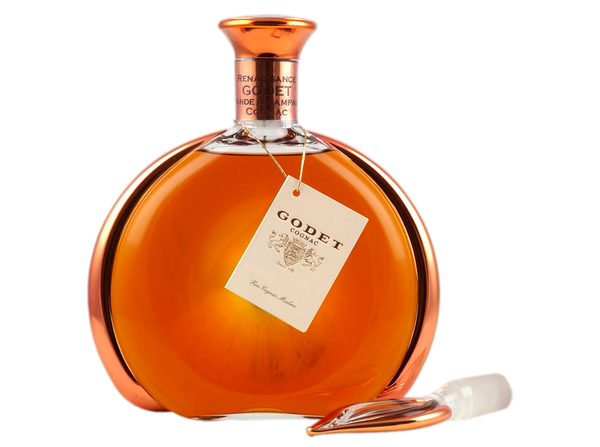 Buy original Cognac Godet Hors dAge Renaissance with Bitcoin!