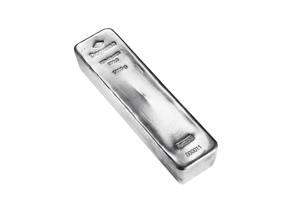  BitDials | Buy original Degussa Silver Bar (casted) 5000 g with Bitcoins!