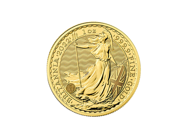 Buy original gold coins Great Britain 1 oz Britannia 2022 Gold with Bitcoin!