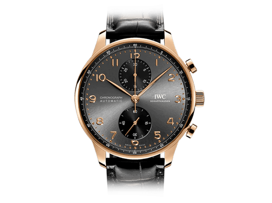 Buy original IWC Portuguese Chronograph IW371610 with Bitcoins!