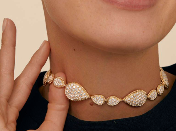 Buy original Jewelry Boucheron Serpent Boheme Headband Necklace & Pendant with Bitcoin!