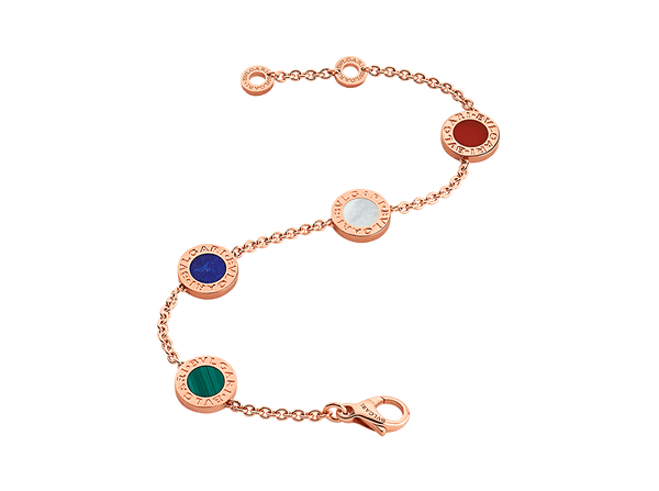 Rose gold BVLGARI BVLGARI Bracelet with Black,White Mother of Pearl,Onyx |  Bulgari Official Store | Bvlgari bracelet, Rose gold jewelry, Rose gold