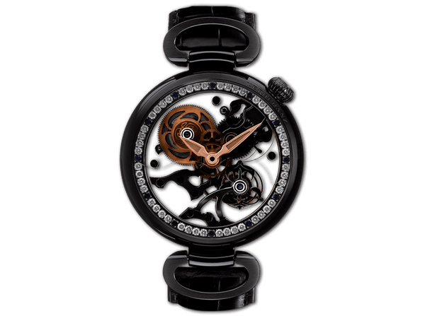 Buy original watches Kerbedanz Black Sappheiros KRBTS46-004BL with Bitcoins!