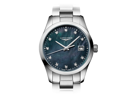 Buy original Longines Conquest L2.386.4.88.6 with Bitcoin!
