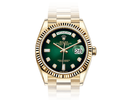 Buy original Rolex DAY-DATE 36 m 128238-0069 with Bitcoins!