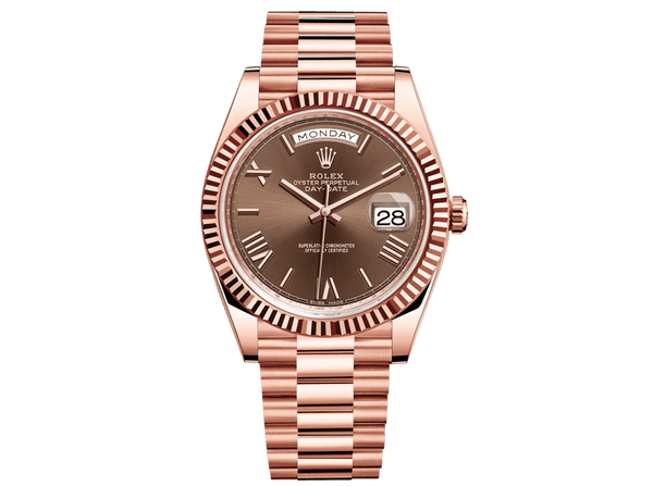 Buy original Rolex DAY-DATE 40 228235 with Bitcoins!