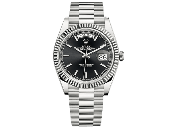 Buy original Rolex DAY-DATE 40 m 228239-0004 with Bitcoins!