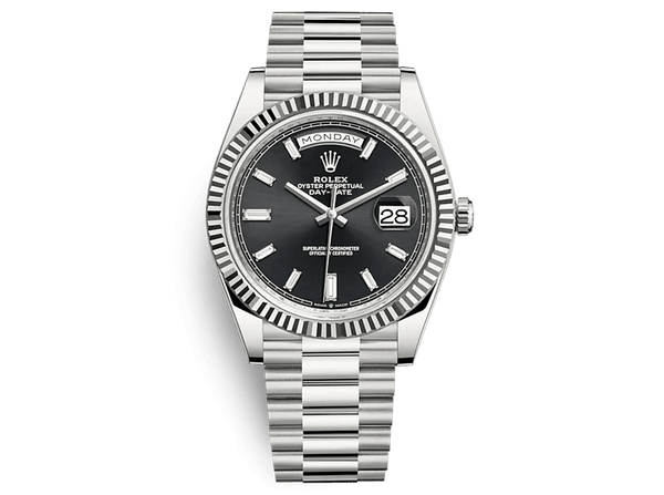 Buy original Rolex DAY-DATE 40 m 228239-0005 with Bitcoins!