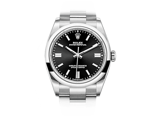 Buy original Rolex Oyster Perpetual 36 m 126000-0002 rhodium with Bitcoin!