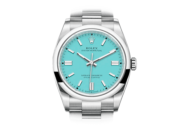 Buy original Rolex Oyster Perpetual 36 m 126000-0006 with Bitcoin!