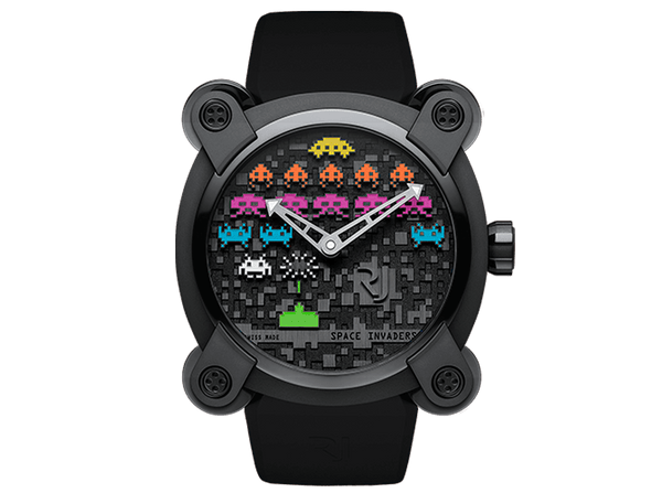 Buy original Romain Jerome MOON INVADER SPACE INVADERS™ POP RJ.M.AU.IN.006.13 with Bitcoin!