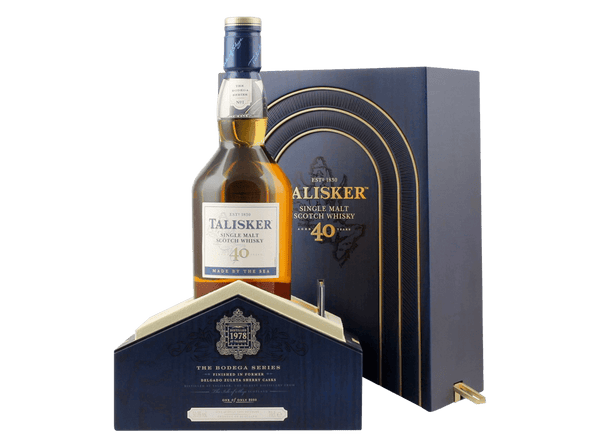 Buy original Whiskey Talisker 1978 40 years Bodega Collection with Bitcoin!
