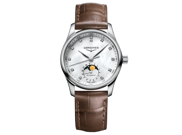 Buy original Longines Master Collection L2.409.4.87.4 with Bitcoin!