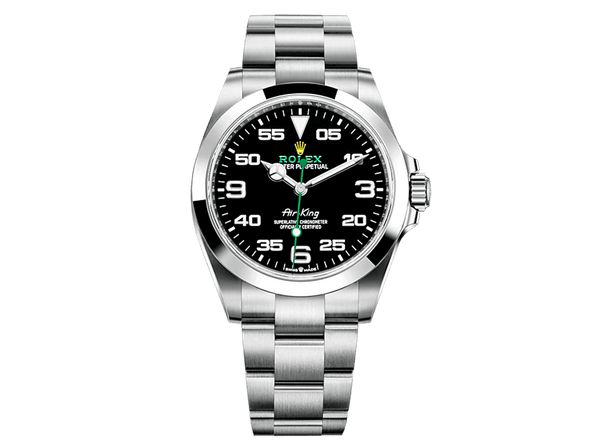 Buy original Rolex AIR-KING m 126900-0001 with Bitcoin!