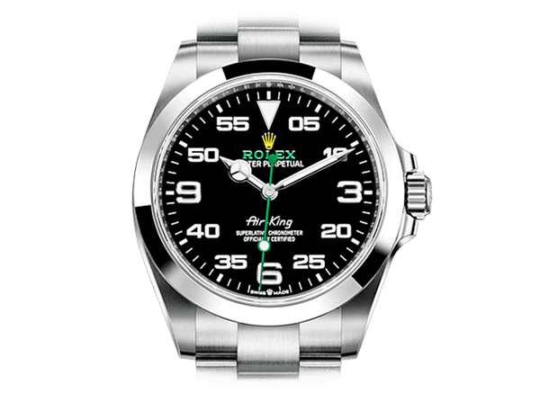 Buy original Rolex AIR-KING m 126900-0001 with Bitcoin!