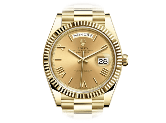 Buy original Rolex DAY-DATE 40 228238 with Bitcoins!