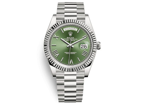 Buy original Rolex DAY-DATE 40 228239-0033 with Bitcoins!