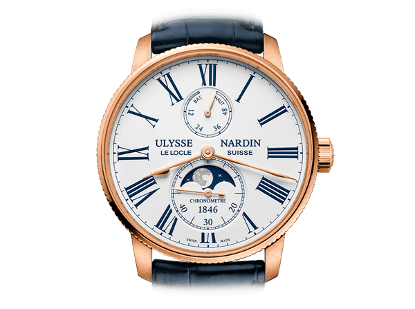 Buy original Ulysse Nardin Marine Torpilleur Moonphase 1192-310-0A/1A with Bitcoin!