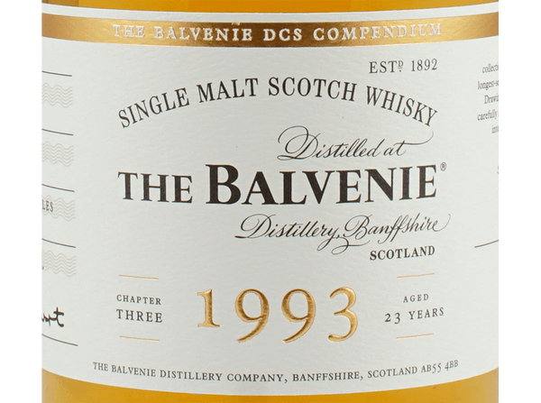 Buy original Whiskey Balvenie DCS Compendium Chapter Three from 1993 with Bitcoin!