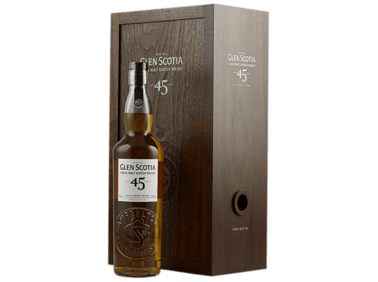 Buy original Whiskey Glen Scotia 45 years with Bitcoin!