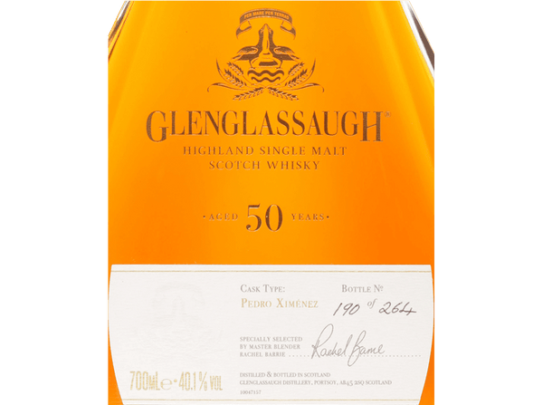 Buy original Whiskey Glenglassaugh 50 Years 2021 with Bitcoin!