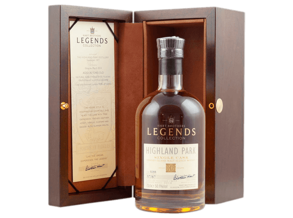 Buy original Whiskey Highland Park 36 Years Hart Brothers The Legends with Bitcoin!