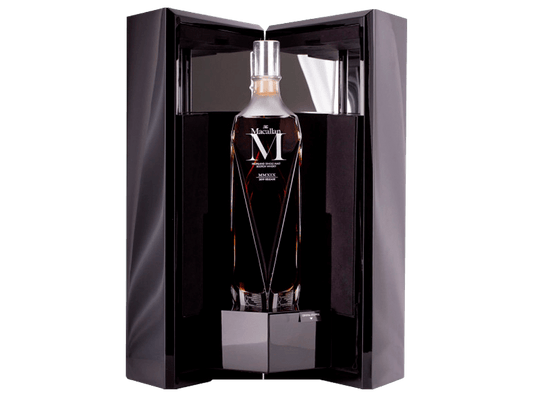 Buy original Whiskey Macallan M Decanter Release 2019 MMXIX with Bitcoin!