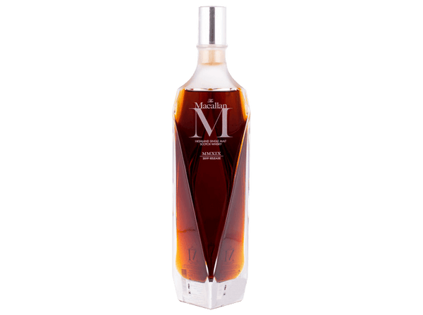 Buy original Whiskey Macallan M Decanter Release 2019 MMXIX with Bitcoin!